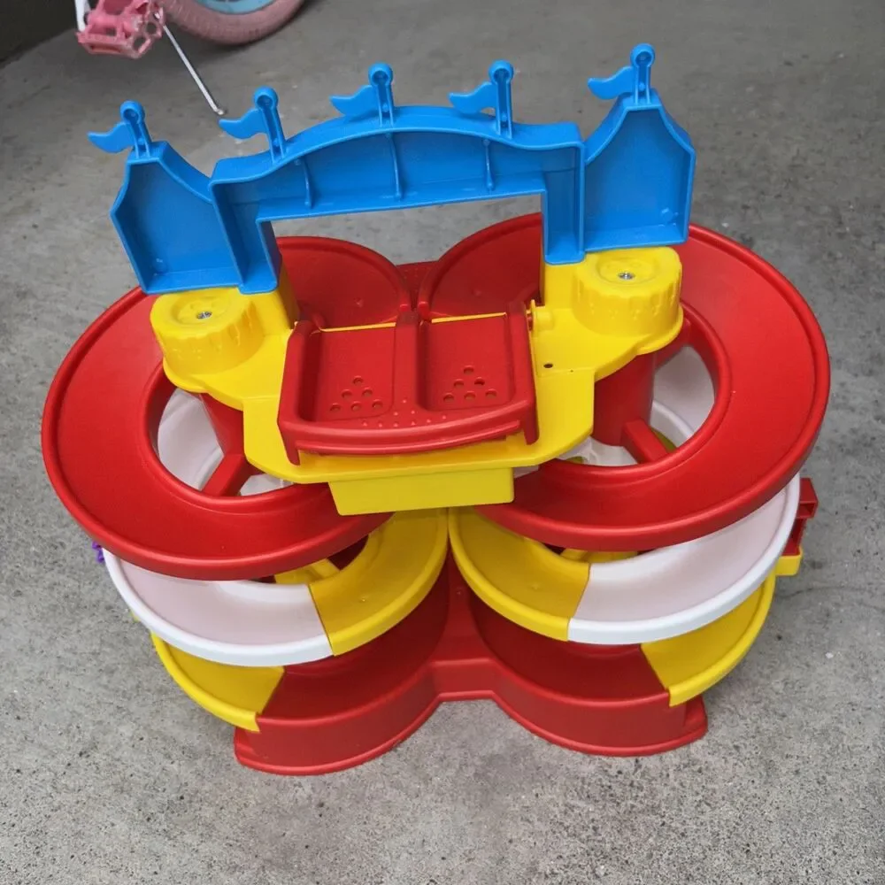 Fisher-Price Disney Pixar Toy Story 4 Carnival Spiral Speedway Track Voices Work